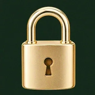 Metal padlock — Wild Dice