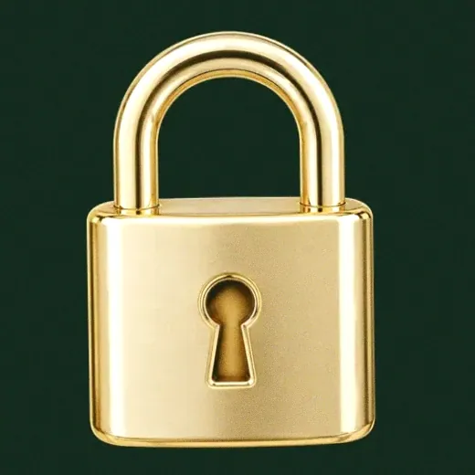 Metal padlock — Wild Dice